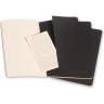 Блокнот MOLESKINE Cahier Journal Large, клетка, чёрный QP317
