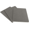 Блокнот MOLESKINE Cahier Journal Large, линейка, серый — набор 3 шт. CH316