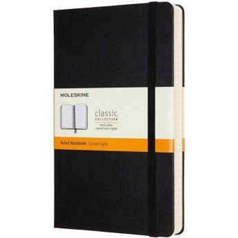 Блокнот MOLESKINE Classic Expanded Large, без разлиновки, чёрный