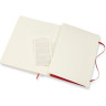 Блокнот MOLESKINE Classic Soft XLarge с разлиновкой, красный QP621F2