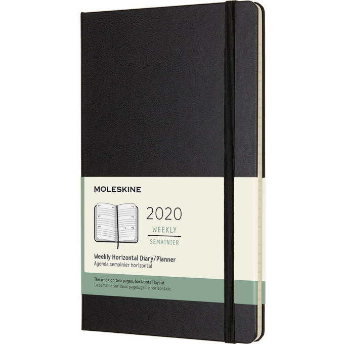 Еженедельник MOLESKINE Classic Weekly Large, чёрный DHB12WH3