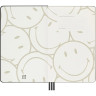 Набор MOLESKINE LE SMILEY ежедневник/блокнот/ручка-роллер Large черный LESMILEYKAWSET